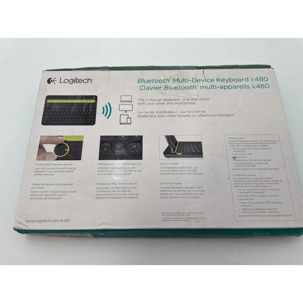 Logitech k480 durable device